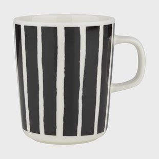 Marimekko Oiva Piccolo mok 25 cl White-black