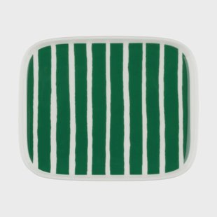 Marimekko Oiva Piccolo bord 12x15 cm White-green