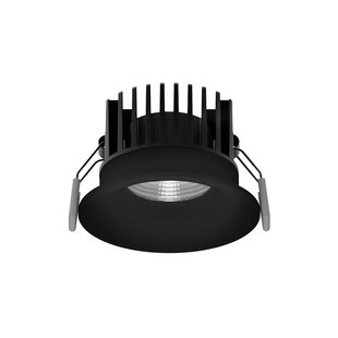 Nova Luce Blade - inbouwspot - Ø 85 mm, Ø 80 mm inbouwmaat - 12W LED incl. - IP65 - zwart