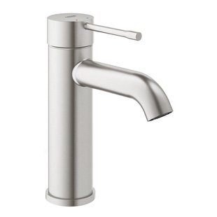 GROHE Essence waterbesparende wastafelkraan S-size m. gladde body Supersteel 24172DC1