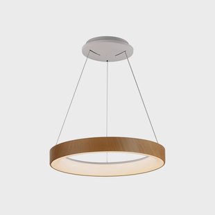 Mantra Iluminación Hanglamp Niseko II, afstandsbediening, Ø 38cm houtkleurig