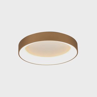 Mantra Iluminación LED plafondlamp Niseko II CCT afstandsbediening Ø38cm goudkleurig