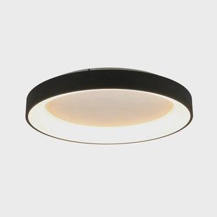 Mantra Iluminación Plafondlamp Niseko II CCT afstandsbediening, Ø 50cm, zwart