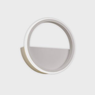 Mantra Iluminación Kitesurf LED wandlamp, aluminium, Ø 25 cm, wit