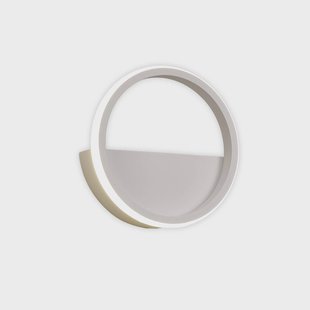 Mantra Iluminación Kitesurf LED wandlamp, aluminium, Ø 20 cm, wit