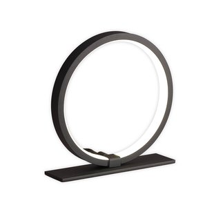 Mantra Iluminación Kitesurf LED tafellamp, aluminium, Ø 25,7 cm, zwart