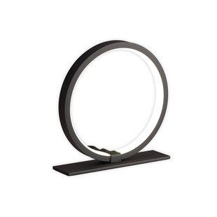 Mantra Iluminación Kitesurf LED tafellamp, aluminium, Ø 19,3 cm, zwart