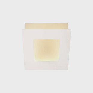 Mantra Iluminación LED wandlamp Dalia, wit, 18 x 18 cm, aluminium