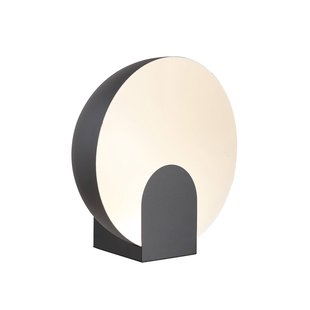 Mantra Iluminación Óculo LED tafellamp, zwart, Ø 30 cm, metaal, indirect