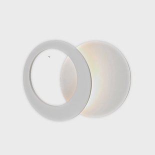 Mantra Iluminación Toronto LED wandlamp, wit, Ø 22 cm, aluminium, verstelbaar