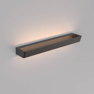 Mantra Iluminación Altea LED wandlamp, breedte 50 cm, zwart, omhoog/omlaag, aluminium