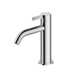 Wastafelmengkraan Hotbath Ace 1-Hendel Gebogen 15.5 cm Chroom