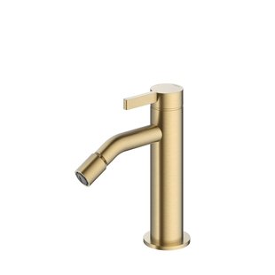 Bidetmengkraan Hotbath Ace 15.5 Cm Geborsteld Messing PVD