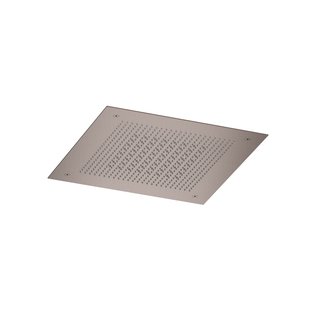 Inbouw hoofddouche Hotbath Ace Velvet & Rainshower 38x38 cm Geborsteld Koper PVD