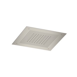 Inbouw hoofddouche Hotbath Ace Velvet & Rainshower 38x38 cm Geborsteld Nikkel