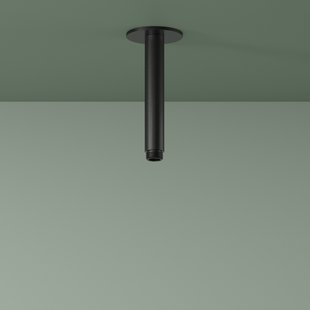 Plafondbuis Hotbath Ace 15 cm Geborsteld Zwart PVD