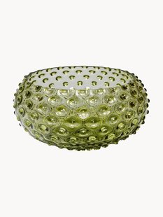Mondgeblazen schaal Hobnail