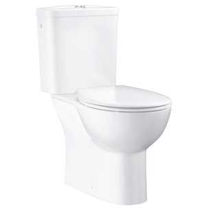 Grohe Bau WC-pack diepspoel AO Rimless m. keramisch reservoir met closetzitting met deksel met softclose wit 39346000