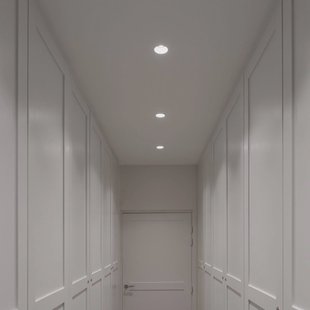 SLV Hoorn inbouwlamp, QPAR51, wit, aluminium, Ø 10,5 cm