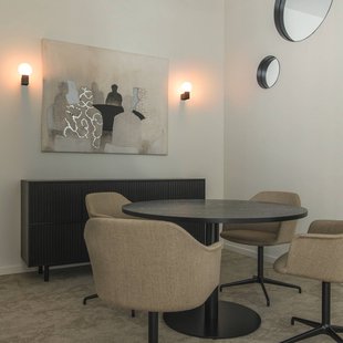 SLV Varyt badkamer wandlamp, zwart, aluminium, breedte 12 cm