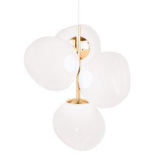 Tom Dixon Melt Chandelier Hanglamp LED Small Opaal/goud