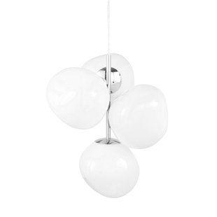 Tom Dixon Melt Chandelier Mini Hanglamp LED Opaal/zilver