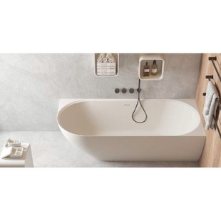 Ligbad Ideavit SolidNova-CR 180x80x56 cm Rechts Mat Wit