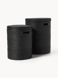 Wasmanden Lurdes met deksel, 2-delig