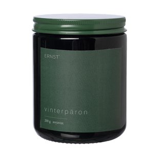 ERNST Ernst geurkaars in glas met deksel Ø7,2 cm Winterpeer