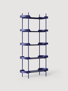 Hoge metalen wandrek Taru