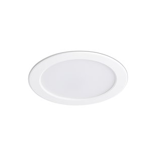 Faro Ted - inbouwspot - Ø 180 mm, Ø 150 mm inbouwmaat - 15W LED incl. - IP44 - mat wit