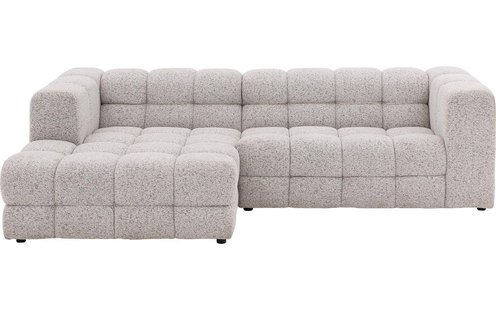 Goossens Bank Dean beige, stof, 2-zits,