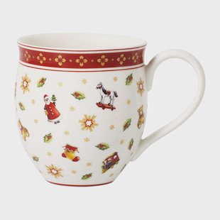 Villeroy & Boch Toy's Delight mok 44 cl Wit-rood