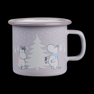 Muurla Moomin emaille mok 25 cl Snowfall