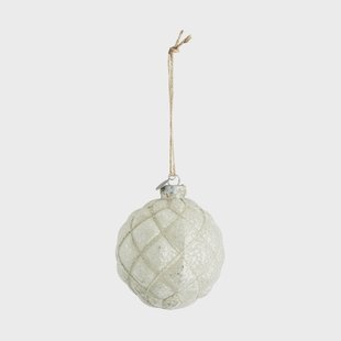 Lene Bjerre Norille kerstbal Ø11 cm Off white, net