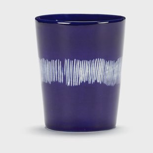 Serax Ottolenghi Feast theekop 33 cl 4-pack Dark blue-white