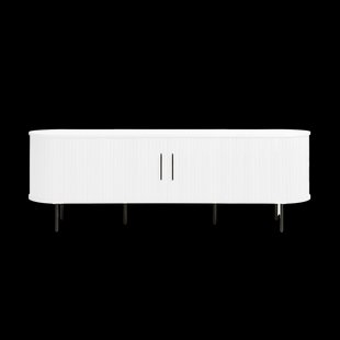 Lenn houten tv meubel wit eiken - 180 x 40 cm