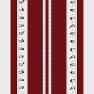 Arvidssons Textil Julian och Co. kerststof boord Rood