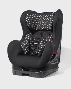 HEMA Autostoel Baby 75-105cm Zwart Met Witte Stip HEMA Autostoel Baby 75-105cm Zwart Met Witte Stip