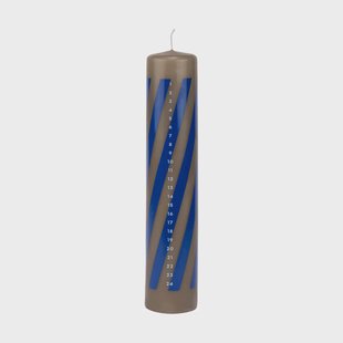 Mette Ditmer Twentyfour kalenderkaars 25 cm Cobalt