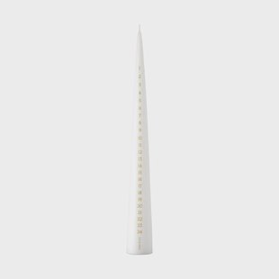 ester & erik ester & erik kalenderkaars 37 cm 31 pure white