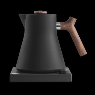 Fellow Corvo EKG waterkoker met variabele temperatuur 90 cl Matte black-walnut