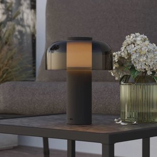 EGLO LED tafellamp Ponente, Ø 16 cm, zwart, CCT, dimbaar