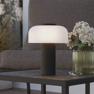 EGLO LED tafellamp Ponente, Ø 16 cm, zwart/wit, CCT