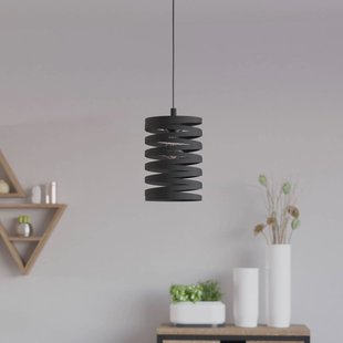 EGLO Hanglamp Cremella, Ø 18 cm, zwart, staal