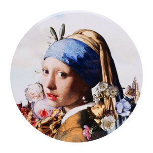 Pannenonderzetter Meisje met de parel