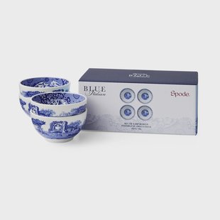 Spode Blue Italian dipschaal Ø10 cm 4-pack Blauw-wit