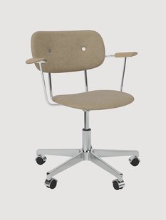 Boucl&eacute; bureaustoel Co, in hoogte verstelbaar