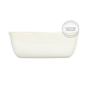Ovenschaal Actual Blanc Banquise - handgemaakt in Portugal - 20 x 20 cm