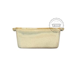 Ovenschaal Actual Crème d'Argile - handgemaakt in Portugal - 13 x 13 cm